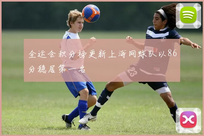 全运会积分榜更新上海网球队以86分稳居第一名